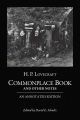 H. P. Lovecraft's Commonplace Book and Other Notes: An Annotated Edition [LIMITED HARDCOVER]